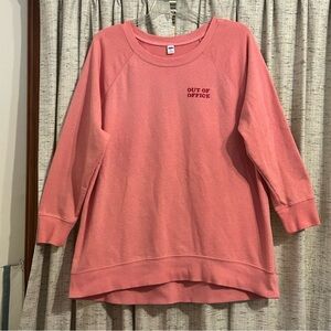 Old Navy Out Of Office Boyfriend Tunic Sweatshirt - XXL